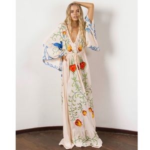Freepeople Fillyboo Strange Magic Maxi Kimono